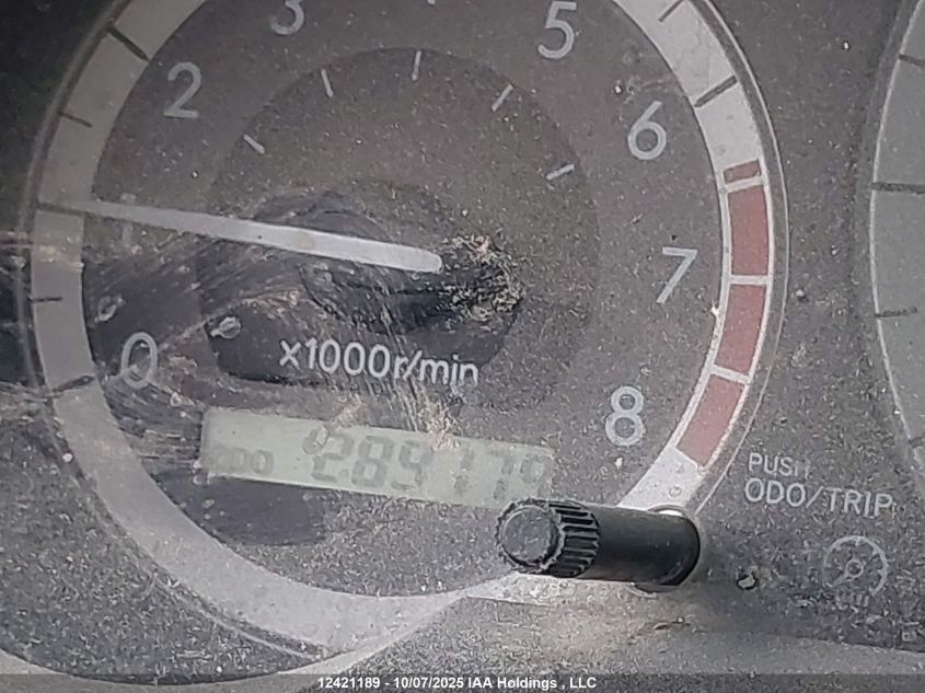 2010 Toyota Sienna Le V6 VIN: 5TDZK4CC6AS302986 Lot: 12421189