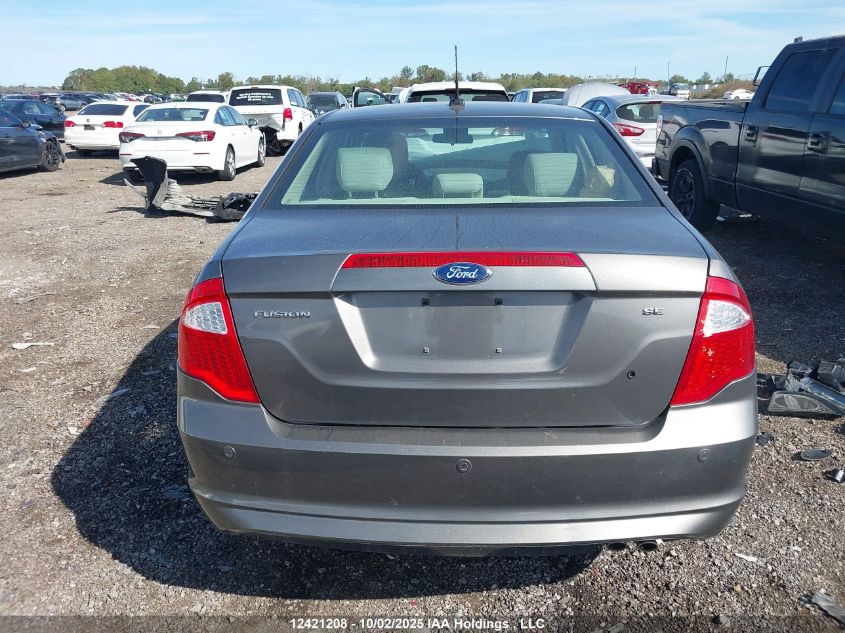 2012 Ford Fusion Se VIN: 3FAHP0HA7CR111473 Lot: 12421208
