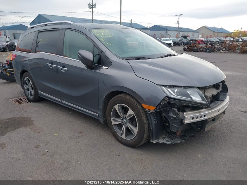 5FNRL6H65JB502192 2018 Honda Odyssey Exl auction photo 1