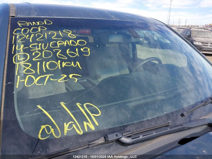 2014 Chevrolet Silverado K1500 VIN: 1GCVKPEH6EZ208619 Lot: 12421218