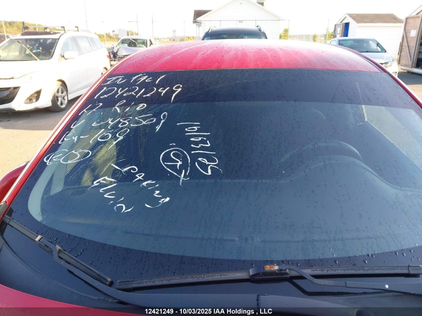 2017 Kia Rio Lx VIN: KNADM5A3XH6048509 Lot: 12421249