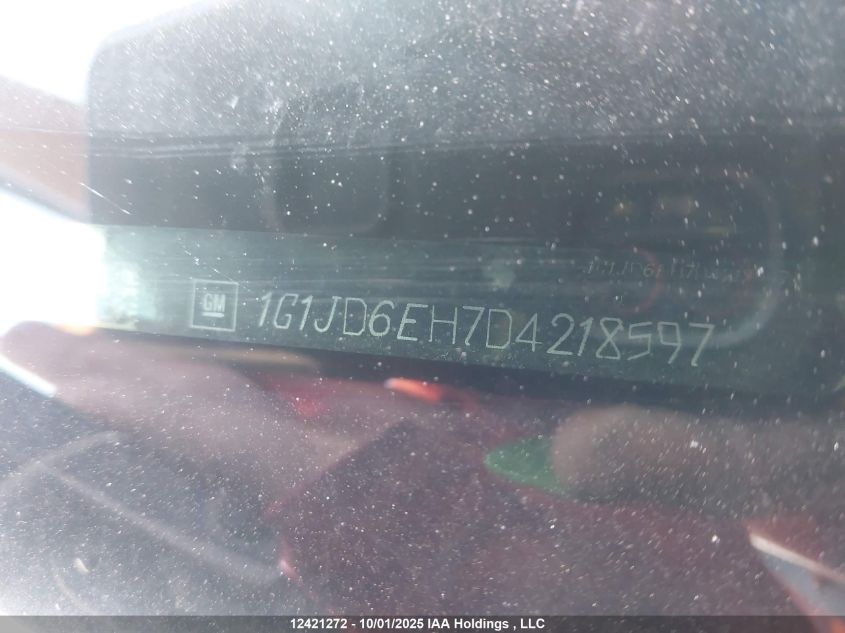 2013 Chevrolet Sonic VIN: 1G1JD6EH7D4218597 Lot: 12421272