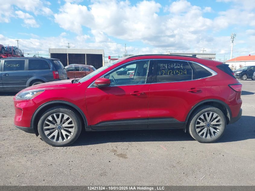 2022 Ford Escape Titanium VIN: 1FMCU9J95NUA56014 Lot: 12421324