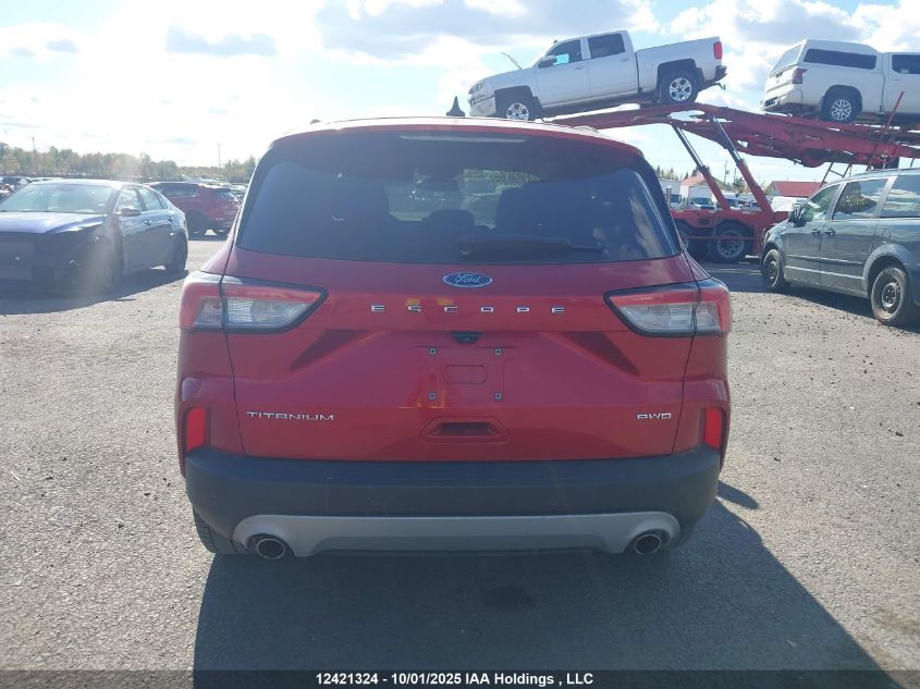 2022 Ford Escape Titanium VIN: 1FMCU9J95NUA56014 Lot: 12421324