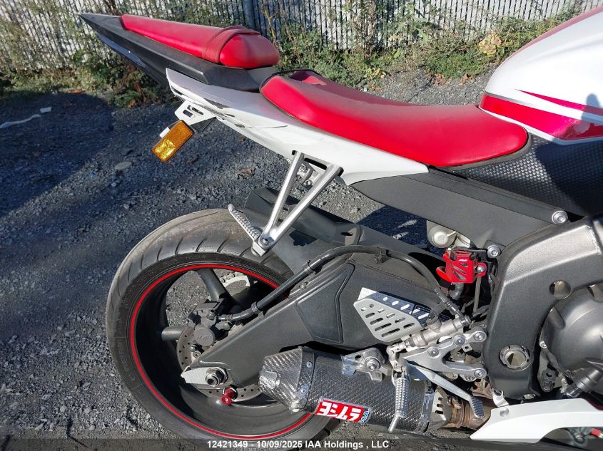 2008 Yamaha Yzfr6 VIN: JYARJ16N78A000981 Lot: 12421349