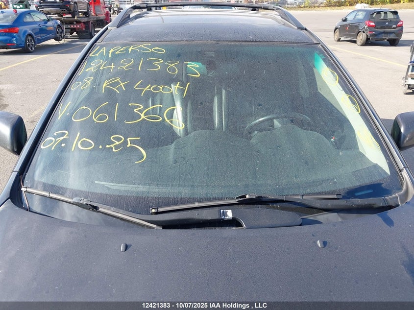 2008 Lexus Rx 400H VIN: JTJHW31U282061366 Lot: 12421383