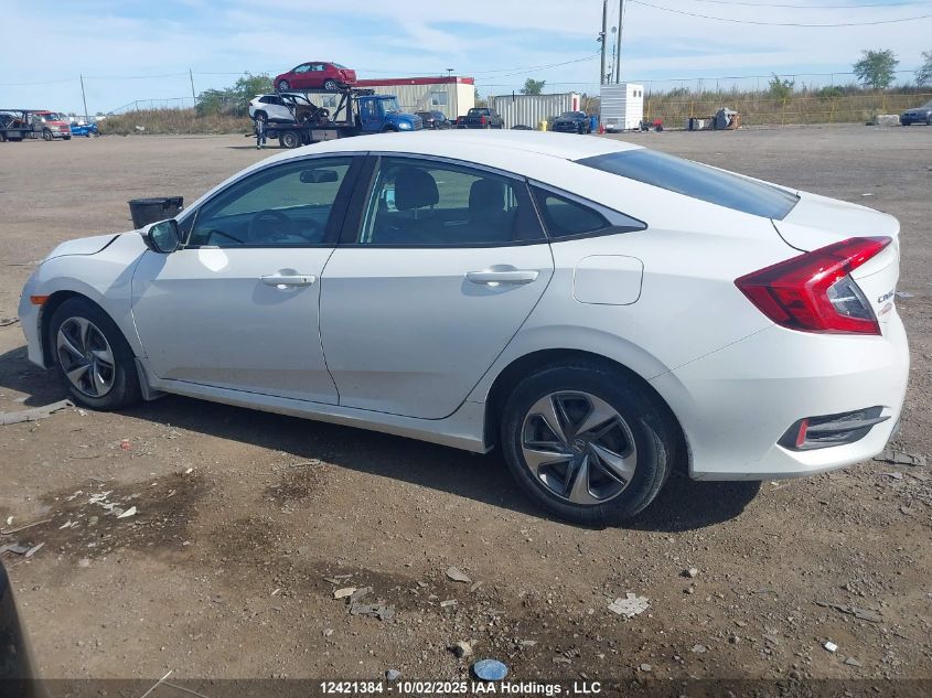 2019 Honda Civic Lx VIN: 2HGFC2E50KH034831 Lot: 12421384