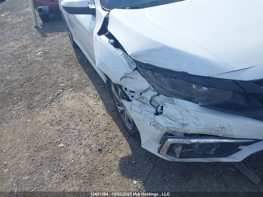 2019 Honda Civic Lx VIN: 2HGFC2E50KH034831 Lot: 12421384