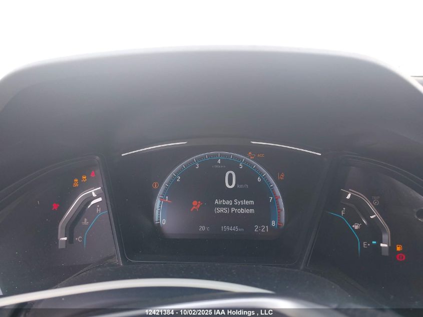 2019 Honda Civic Lx VIN: 2HGFC2E50KH034831 Lot: 12421384