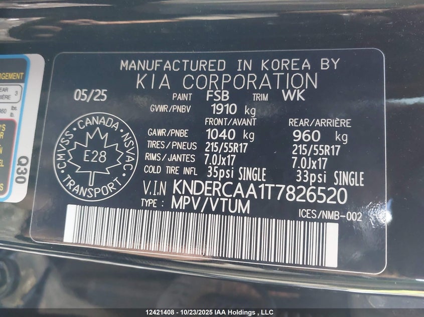 KNDERCAA1T7826520 2026 KIA SELTOS photo no. 9