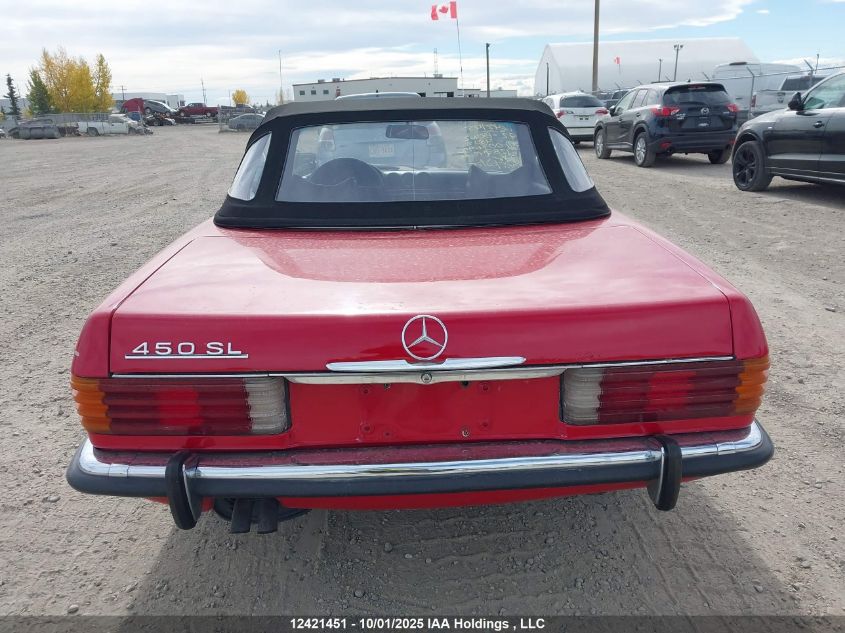 1972 Mercedes-Benz Sl-Class VIN: 12007699 Lot: 12421451