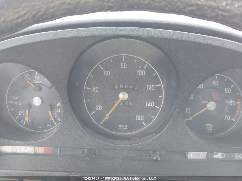 1972 Mercedes-Benz Sl-Class VIN: 12007699 Lot: 12421451