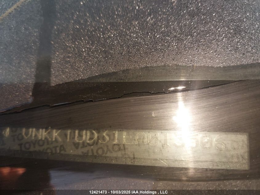 2014 Toyota Yaris VIN: VNKKTUD31EA013506 Lot: 12421473