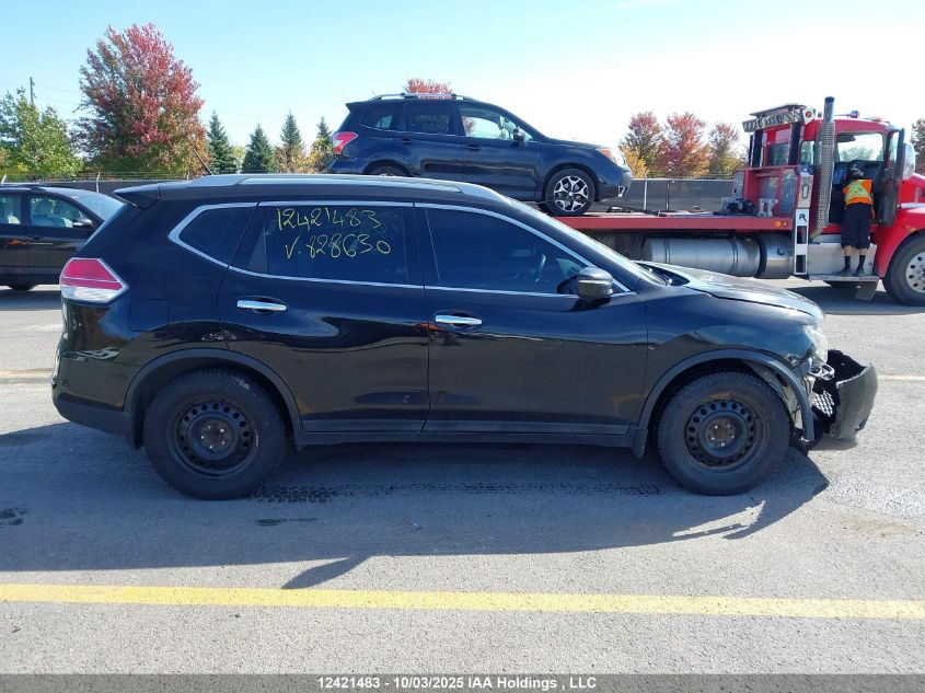 2014 Nissan Rogue S/Sv VIN: 5N1AT2MT0EC828630 Lot: 12421483