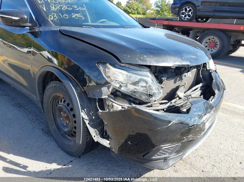 2014 Nissan Rogue S/Sv VIN: 5N1AT2MT0EC828630 Lot: 12421483