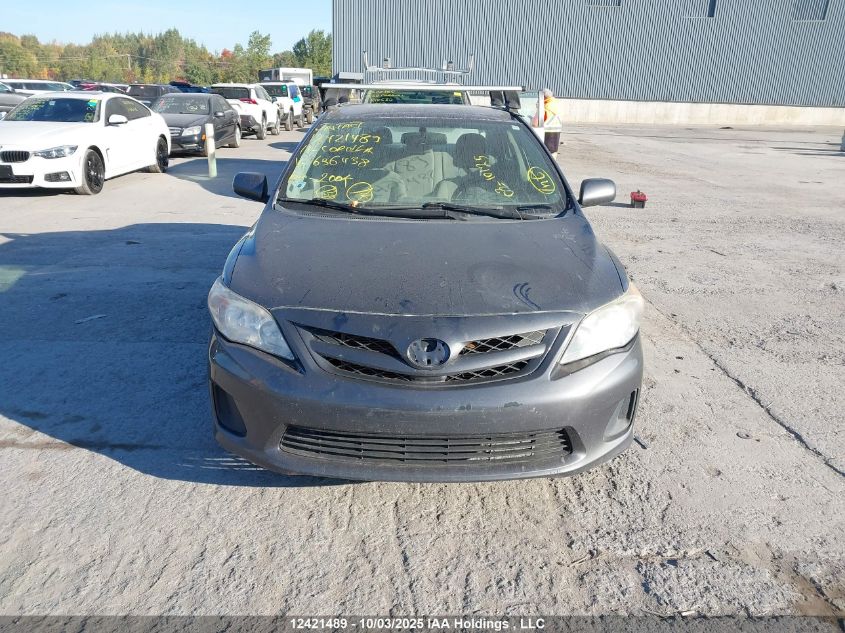 2011 Toyota Corolla VIN: 2T1BU4EE6BC636438 Lot: 12421489