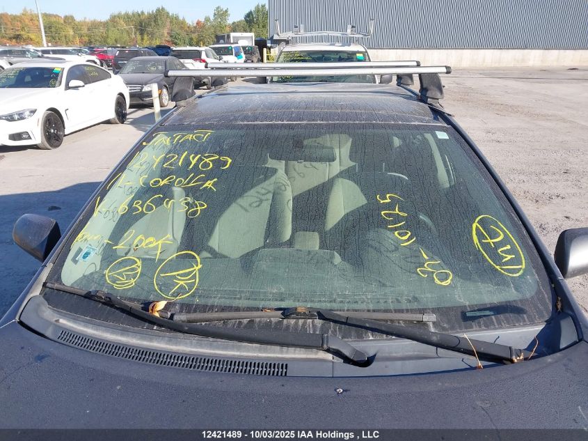 2011 Toyota Corolla VIN: 2T1BU4EE6BC636438 Lot: 12421489