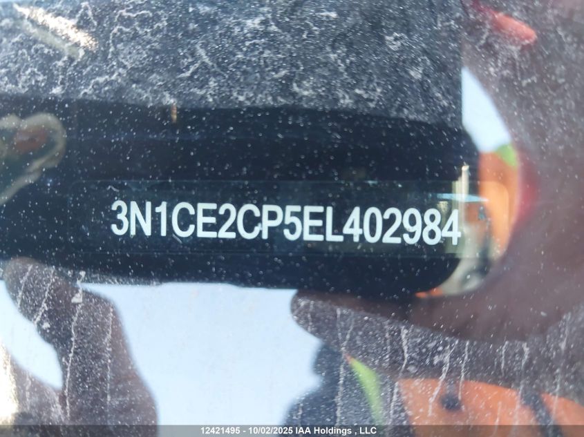 2014 Nissan Versa Note 1.6 S/1.6 Sl/1.6 Sv VIN: 3N1CE2CP5EL402984 Lot: 12421495