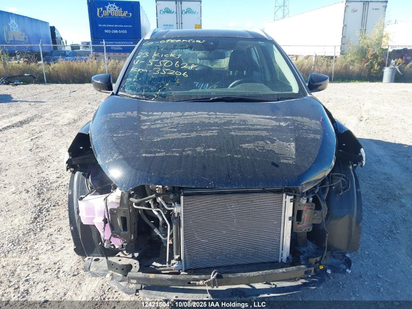 2023 Nissan Kicks Sv VIN: 3N1CP5CV3PL550628 Lot: 12421504