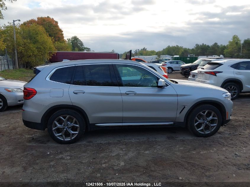 2020 BMW X3 xDrive30I VIN: 5UXTY5C07LLT33747 Lot: 12421505