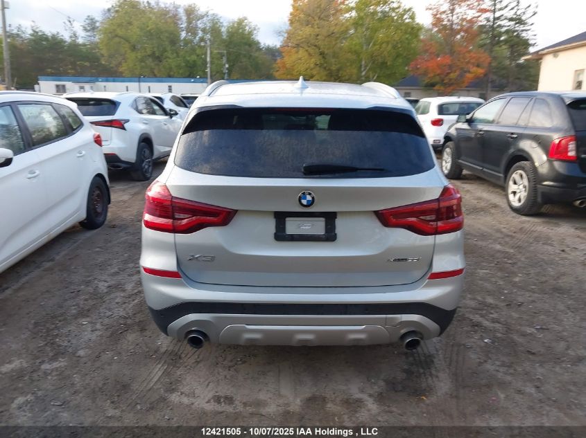 2020 BMW X3 xDrive30I VIN: 5UXTY5C07LLT33747 Lot: 12421505
