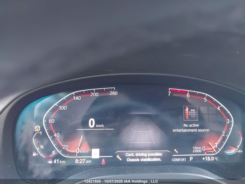 2020 BMW X3 xDrive30I VIN: 5UXTY5C07LLT33747 Lot: 12421505