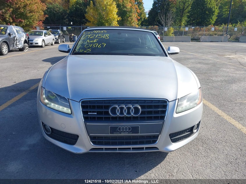 WAULFBFH6AN013969 2010 AUDI A5 photo no. 12