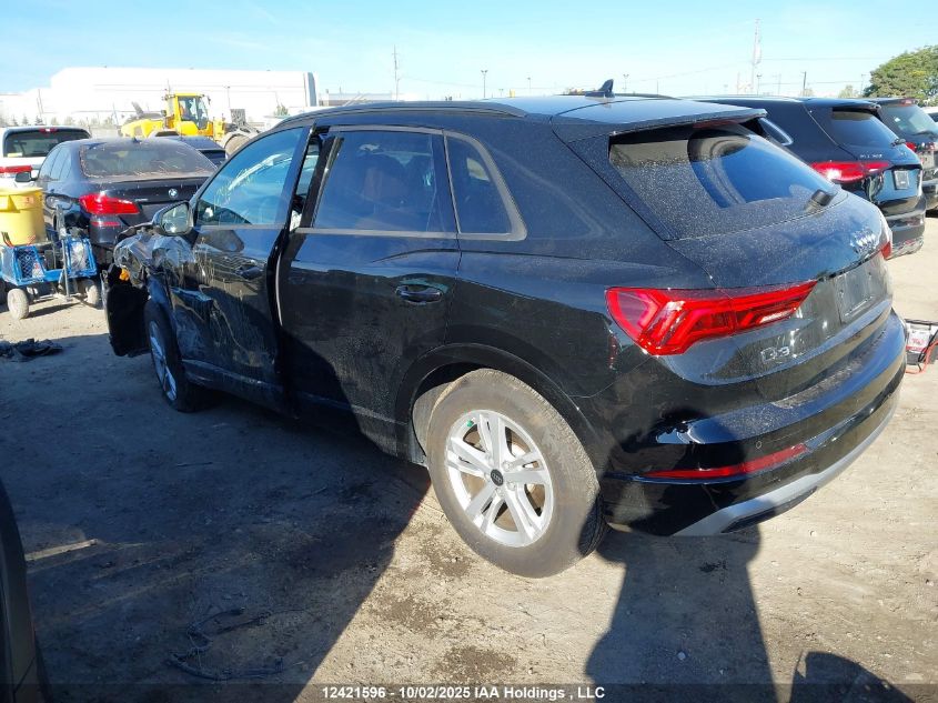2023 Audi Q3 40 Komfort VIN: WA1AUCF35P1129457 Lot: 12421596
