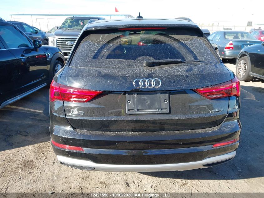 2023 Audi Q3 40 Komfort VIN: WA1AUCF35P1129457 Lot: 12421596
