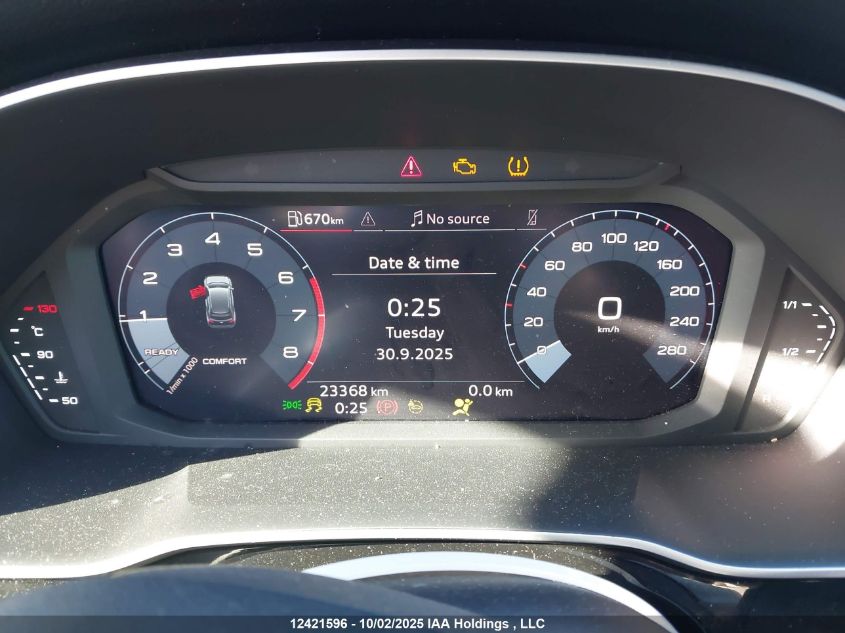 2023 Audi Q3 40 Komfort VIN: WA1AUCF35P1129457 Lot: 12421596