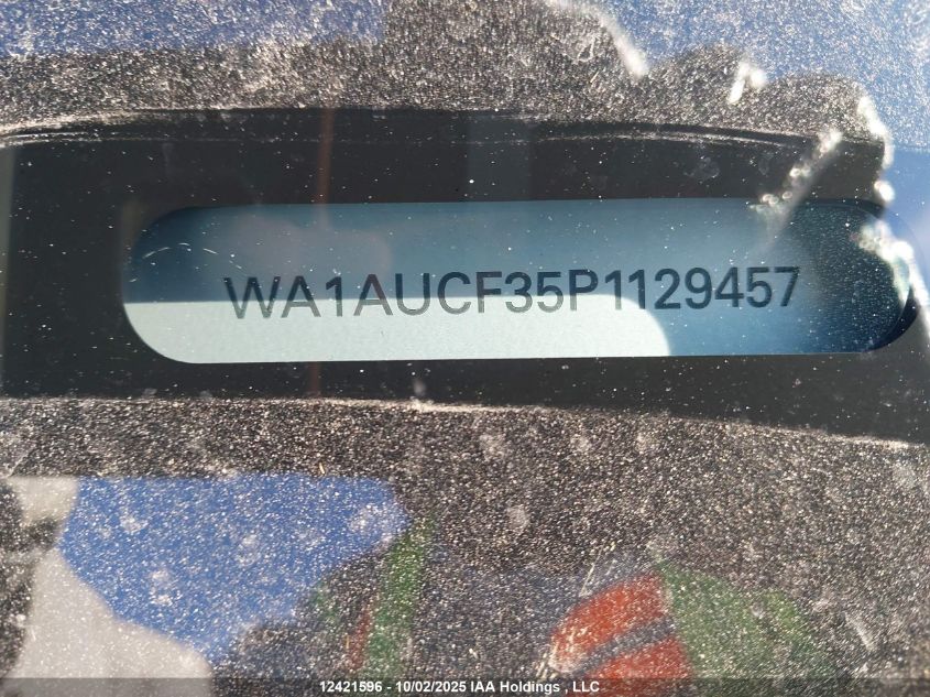 2023 Audi Q3 40 Komfort VIN: WA1AUCF35P1129457 Lot: 12421596