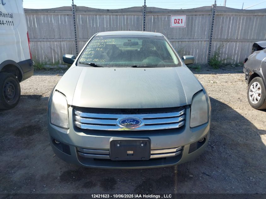 2008 Ford Fusion Se VIN: 3FAHP071X8R117101 Lot: 12421623