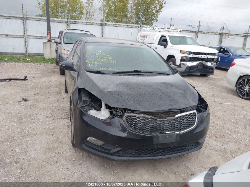 2016 Kia Forte 2.0L Ex/2.0L Ex Se VIN: KNAFX4A88G5617870 Lot: 12421683
