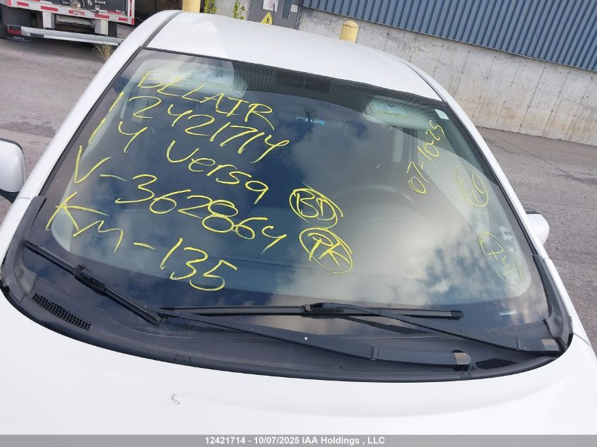 2014 Nissan Versa VIN: 3N1CE2CP2EL362864 Lot: 12421714