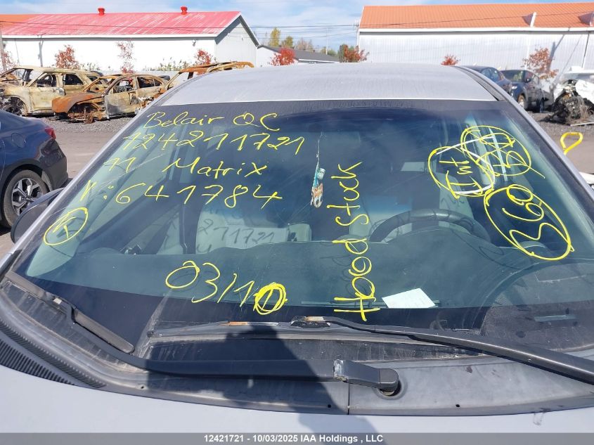 2011 Toyota Matrix VIN: 2T1KU4EE6BC641784 Lot: 12421721