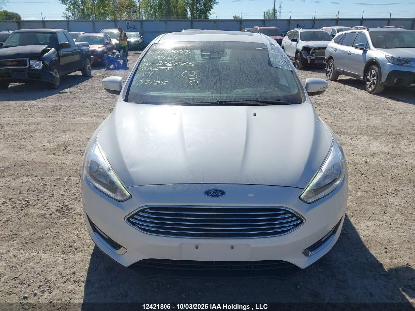 2016 Ford Focus Titanium VIN: 1FADP3N21GL206273 Lot: 12421805