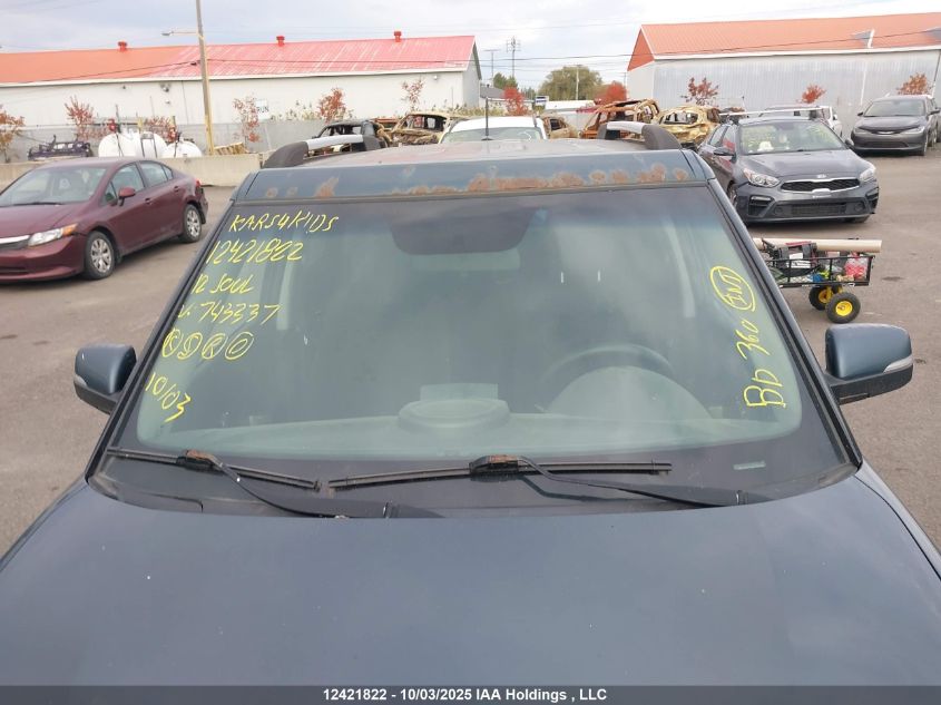 2012 Kia Soul VIN: KNDJT2A60C7473337 Lot: 12421822