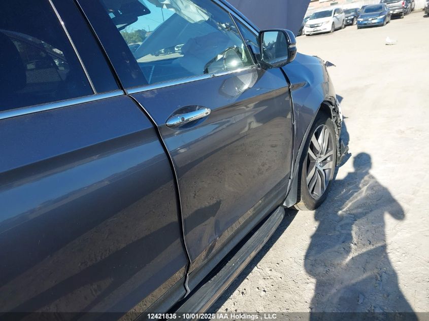 2016 Honda Pilot Touring VIN: 5FNYF6H97GB511417 Lot: 12421835