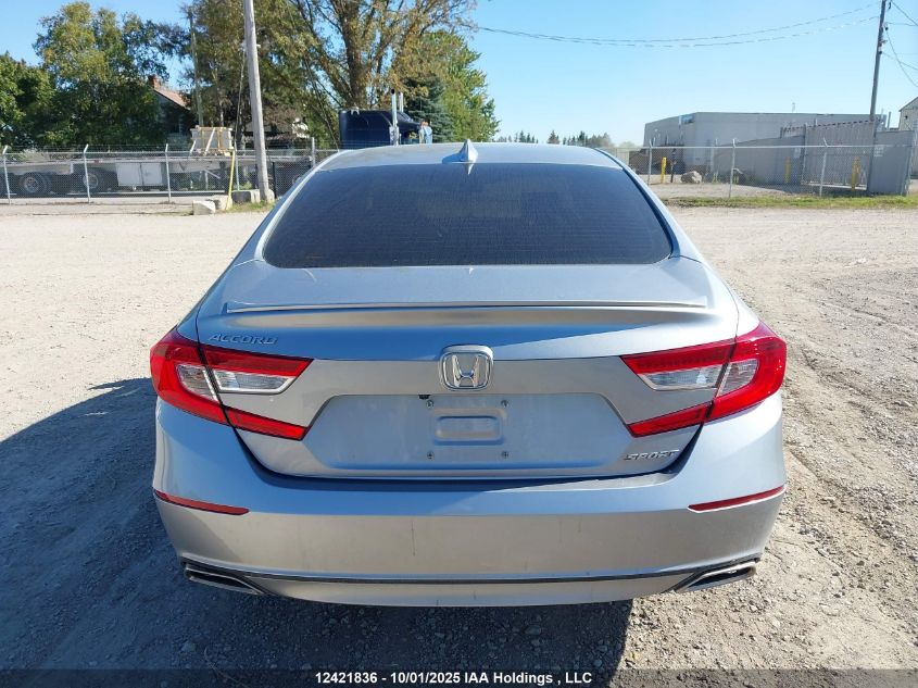 2018 Honda Accord Sport VIN: 1HGCV1F39JA806633 Lot: 12421836