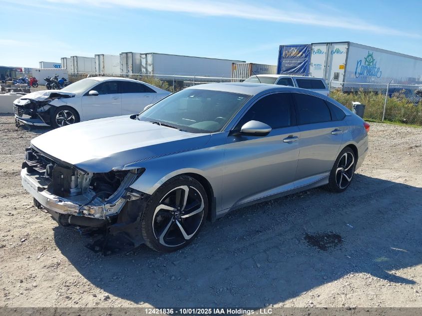 2018 Honda Accord Sport VIN: 1HGCV1F39JA806633 Lot: 12421836