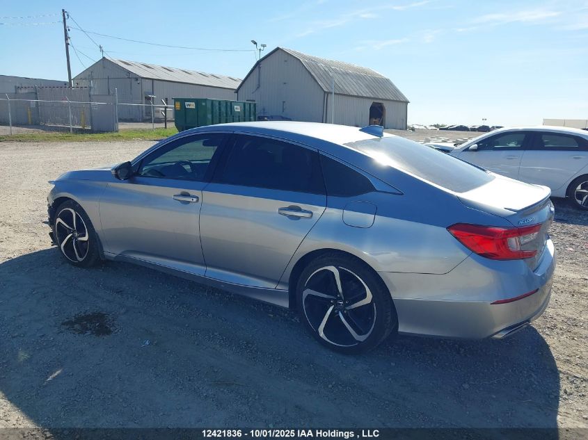 2018 Honda Accord Sport VIN: 1HGCV1F39JA806633 Lot: 12421836