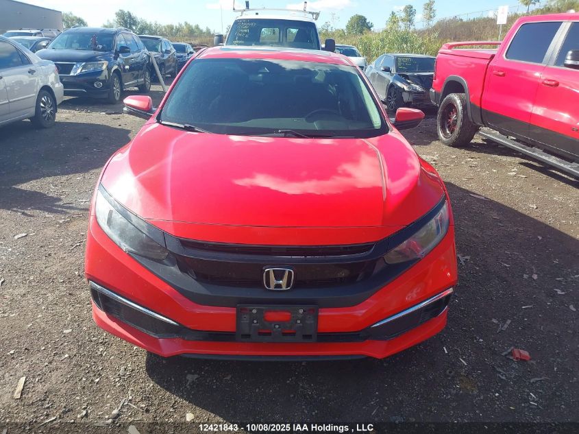 2020 Honda Civic Ex VIN: 2HGFC2F71LH004643 Lot: 12421843