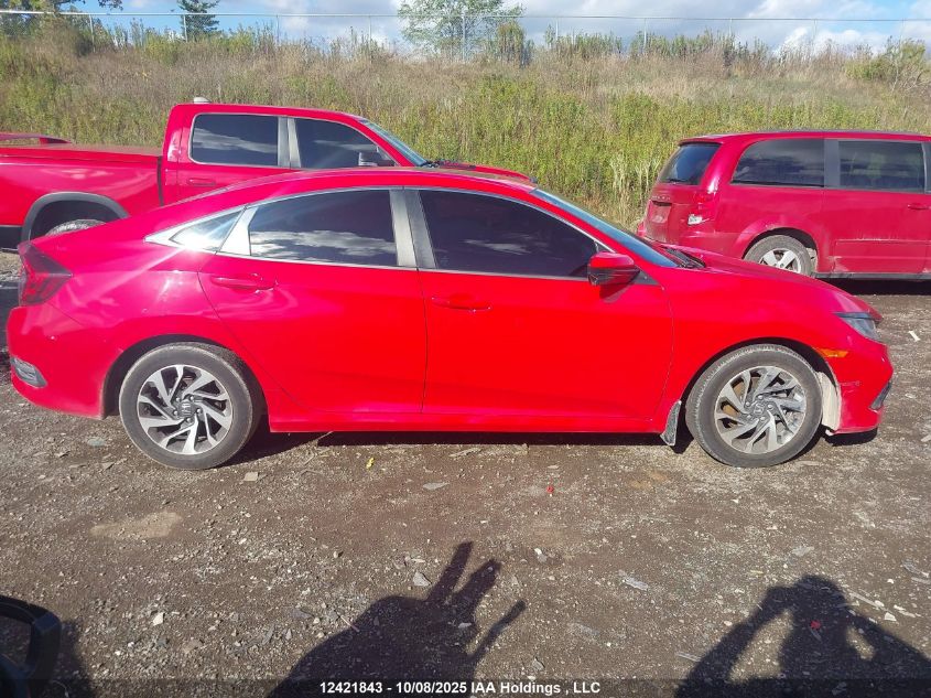 2020 Honda Civic Ex VIN: 2HGFC2F71LH004643 Lot: 12421843