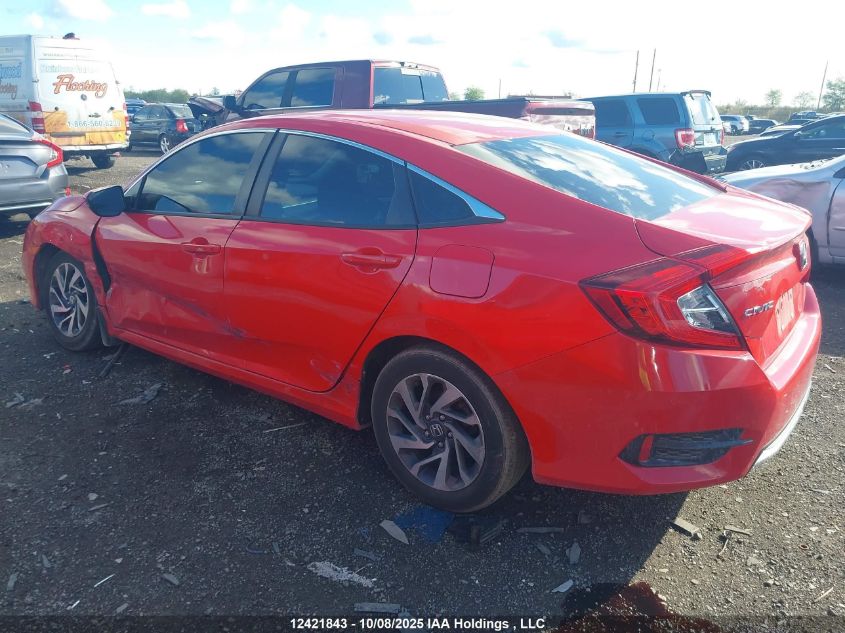 2020 Honda Civic Ex VIN: 2HGFC2F71LH004643 Lot: 12421843