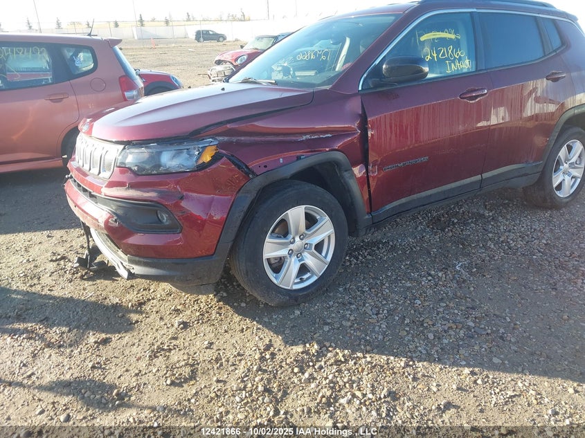 2022 Jeep Compass Latitude VIN: 3C4NJDBB9NT141684 Lot: 12421866
