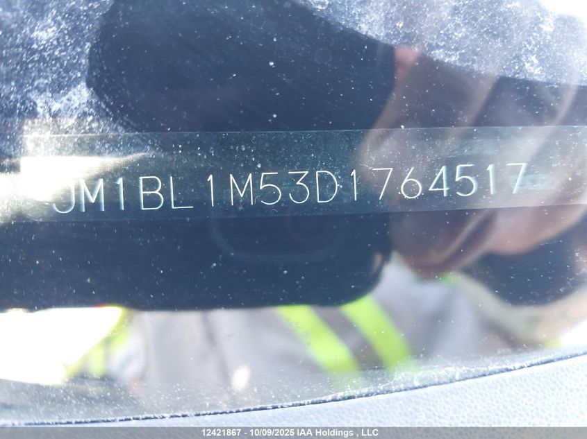 2013 Mazda Mazda3 Gt VIN: JM1BL1M53D1764517 Lot: 12421867