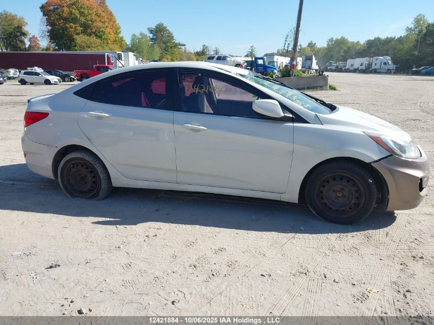 2012 Hyundai Accent VIN: KMHCT4AE4CU263171 Lot: 12421884