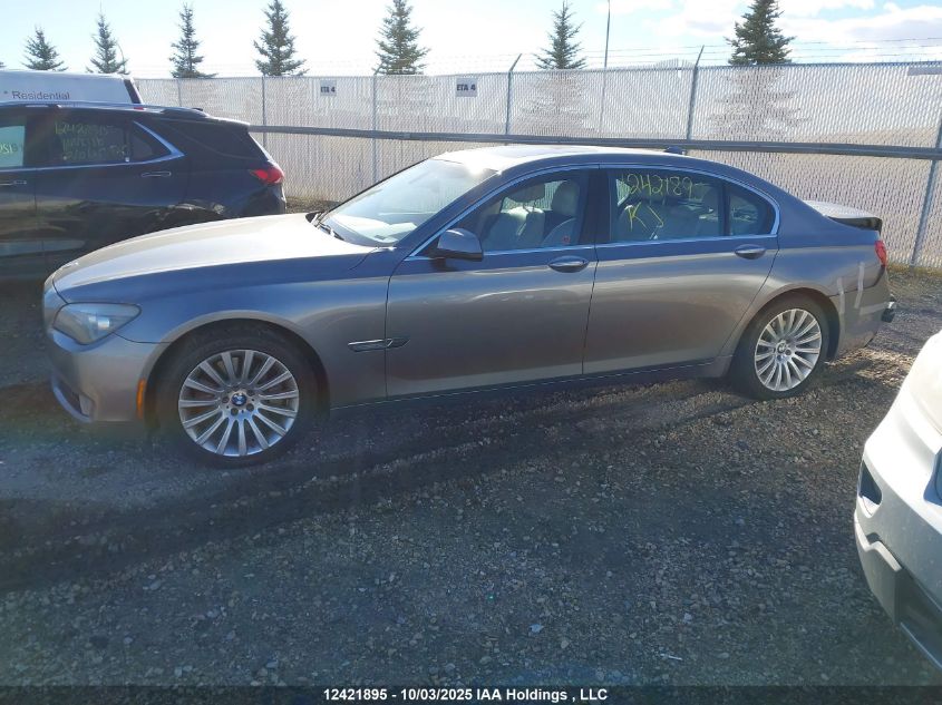 2010 BMW 750 Li VIN: WBAKB8C52ACY64134 Lot: 12421895