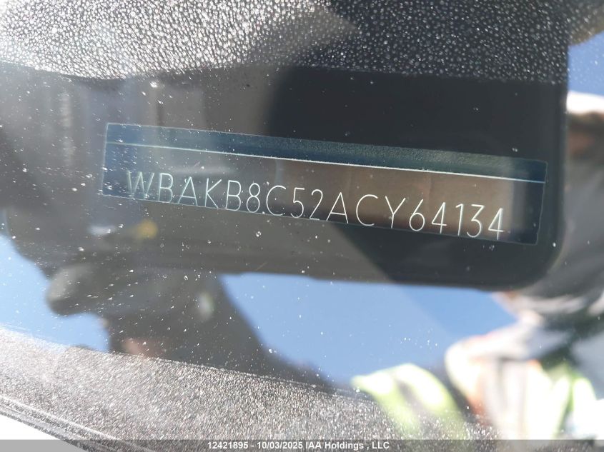 2010 BMW 750 Li VIN: WBAKB8C52ACY64134 Lot: 12421895