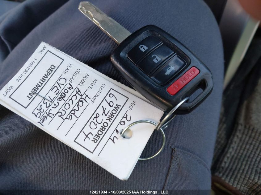 2014 Honda Accord Sport VIN: 1HGCR2E57EA800834 Lot: 12421934